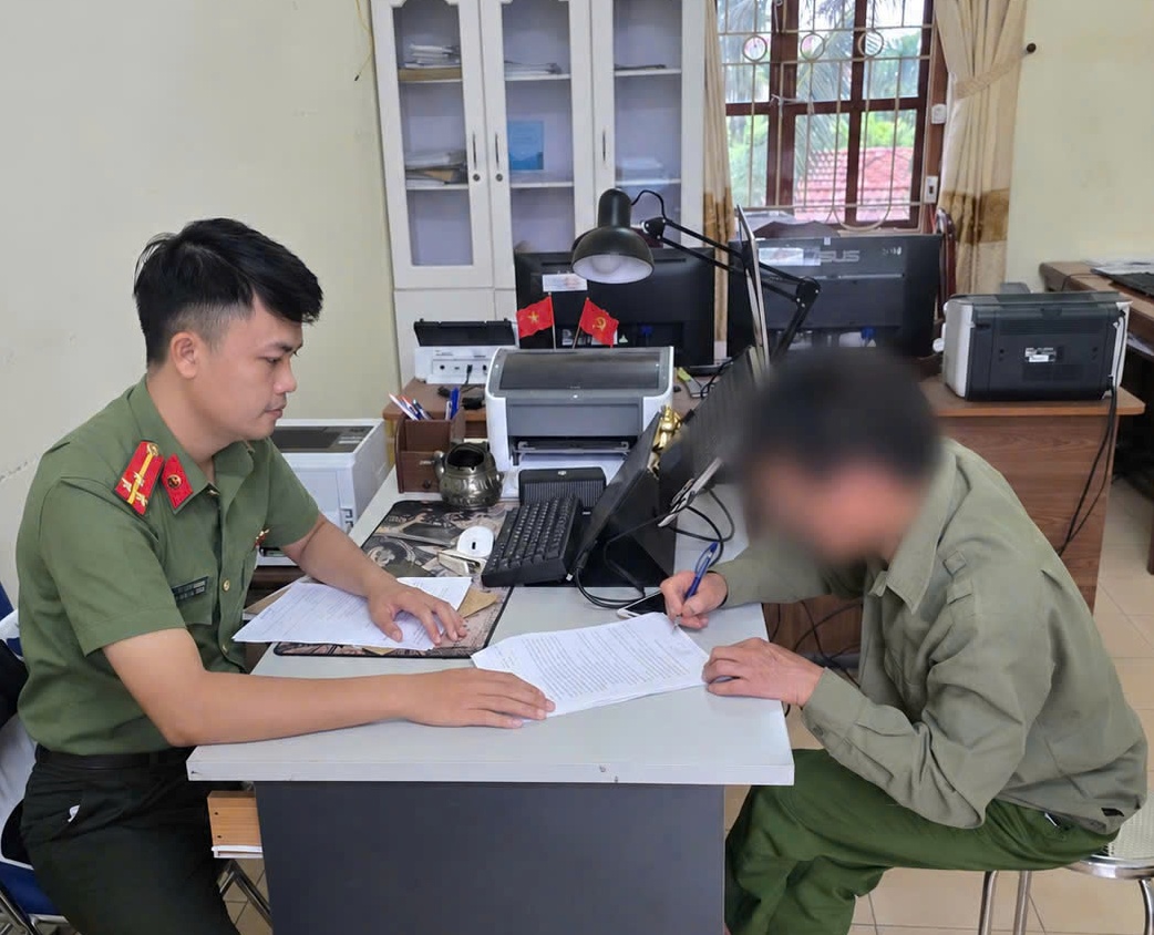 Công an xã Hà Nam xử lý 01 trường hợp chia sẻ bài viết của Trang thông tin phản động có nội dung xuyên tạc, sai sự thật 